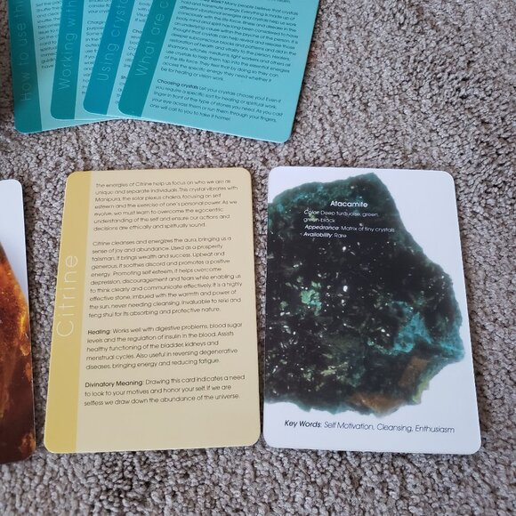 The Crystal Deck by Amanda Samson oracle cards mind & body - Picture 5 of 8